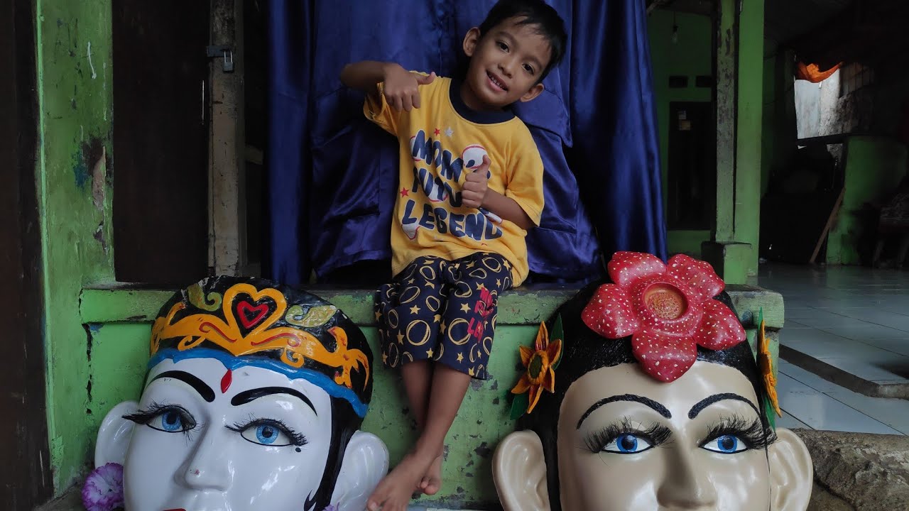 Review 3 topeng ondel ondel sekaligus - YouTube