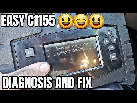 C1155 ABS Diagnose Fix How to Wheel Speed Sensor Code Ford Taurus F150 c1158 Input Circuit Failure