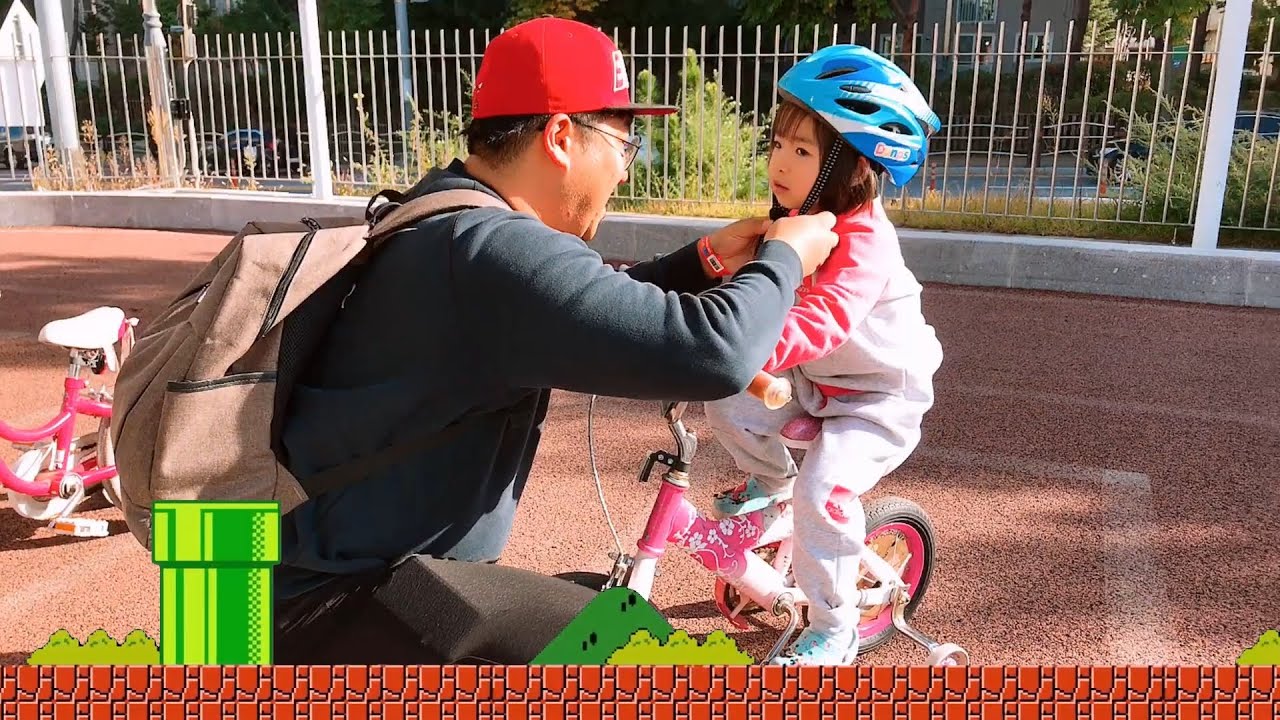 4살 지아의 세발자전거 타기 도전! 잘 탈 수 있을까? A 4yearold Jia's Tricycle Challenge
