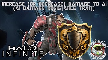 Adjust How Much Damage AI Take (AI Damage Resistance Trait) | Halo Infinite Forge Tutorial