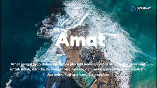 Guessing the Personality and Character of the Name Amat!