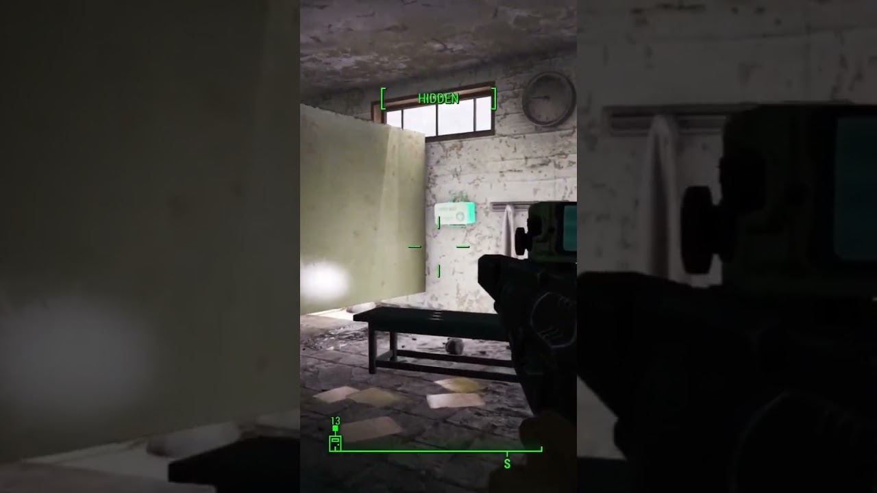 Interrupting a Ghoul Taking a Leak (National Guard Training Yard)