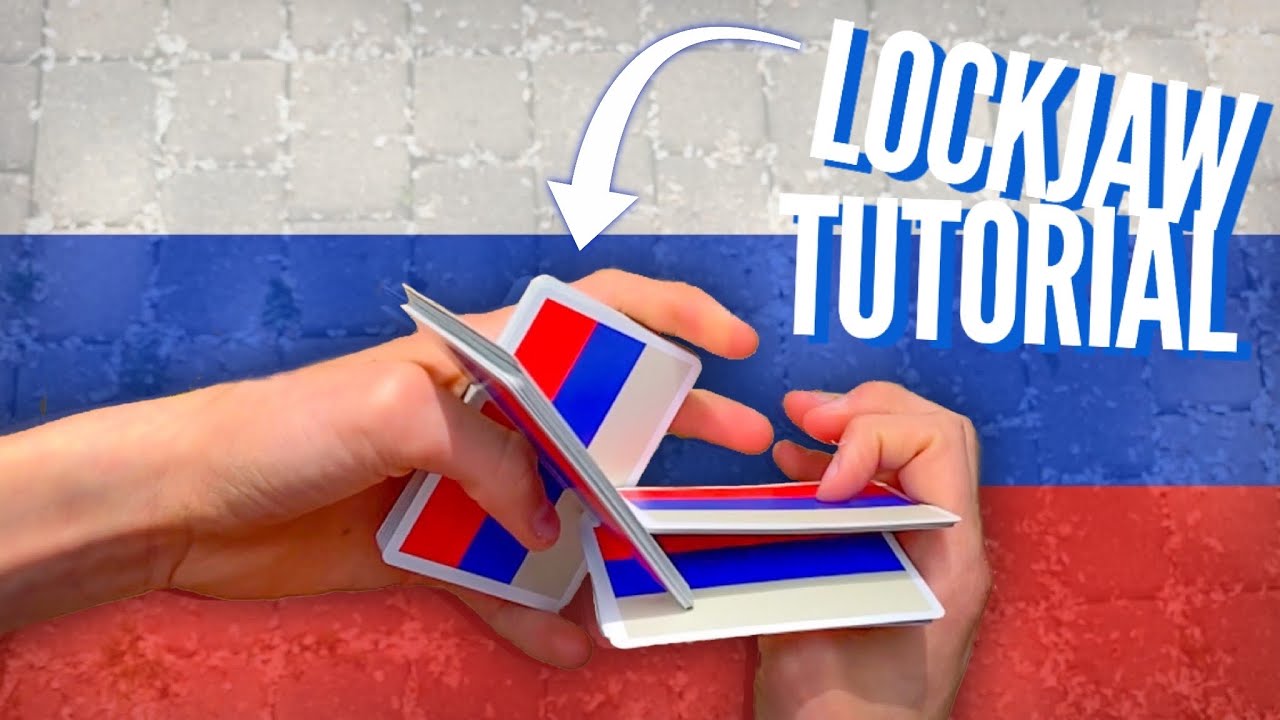 "Lockjaw" Cardistry Tutorial // Two Handed Cut // Card Flourish