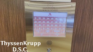 ThyssenKrupp D.S.C. Destination Dispatch Traction Elevators at Marriott Copley Place - Boston MA