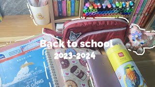 BACK TO SCHOOL  2023-2024 🏫 | Mình đã chuẩn bị những gì cho năm học mới | Rowenaa💕