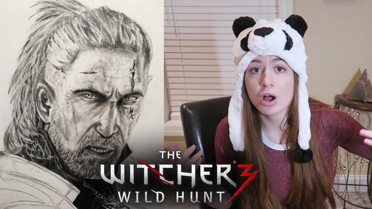 SPEED DRAWING GERALT FROM WITCHER 3 REDHEADREDEMPTION