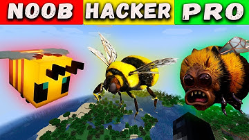 NOOB VS PRO VS HACKER Minecraft Pixel art✨Bee