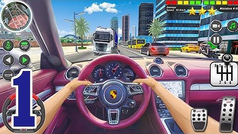 Driving School - Car Driving 3D Gameplay Walkthrough Part 1 - (iOS, Android)