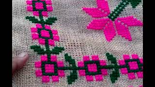 Simple and Easy Border design Ason Selai Design Handicraftworks  আসনের ধারের নকশা