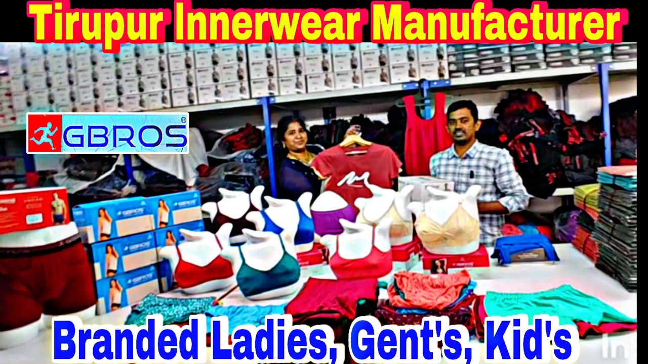 Biggest INNER WEARS BRANDED Own Manufacturer|Kids,Ladies,Gents - YouTube