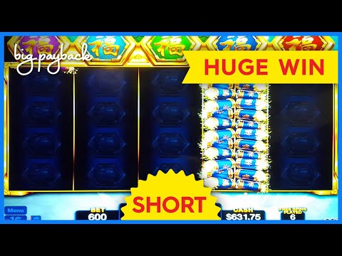 MEGA PROGRESSIVE! Sacred Dragon Slot - HUGE WIN! #Shorts