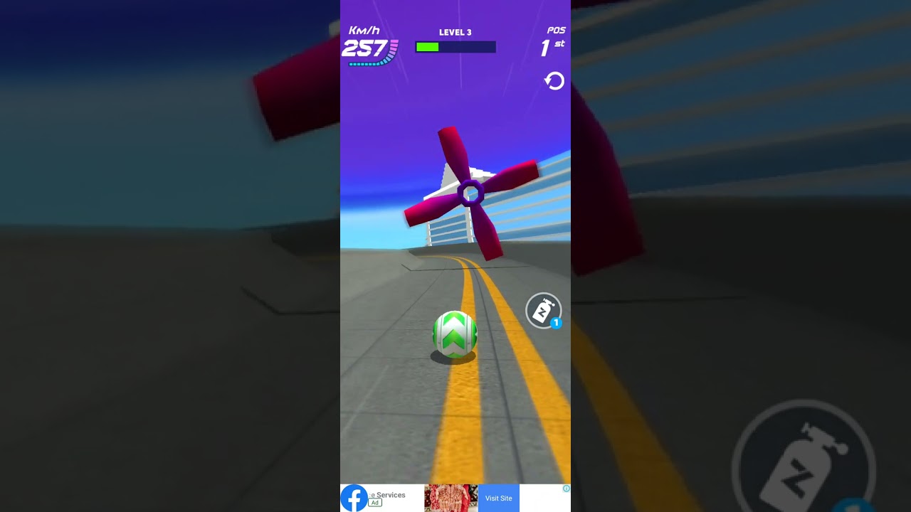 Racing ball game | fun game | with gamer jay