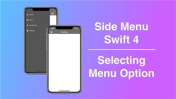 Side Menu in iOS Like a Professional | Swift 4  (Pt. 3)