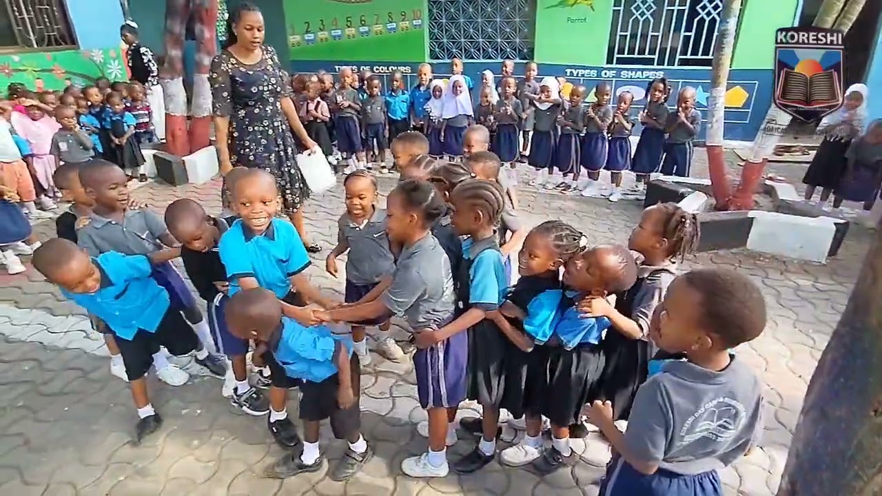 Wanafunzi wa Koreshi wa Daycare wakicheza na kufurahi siku ya ijumaa.#afyayako