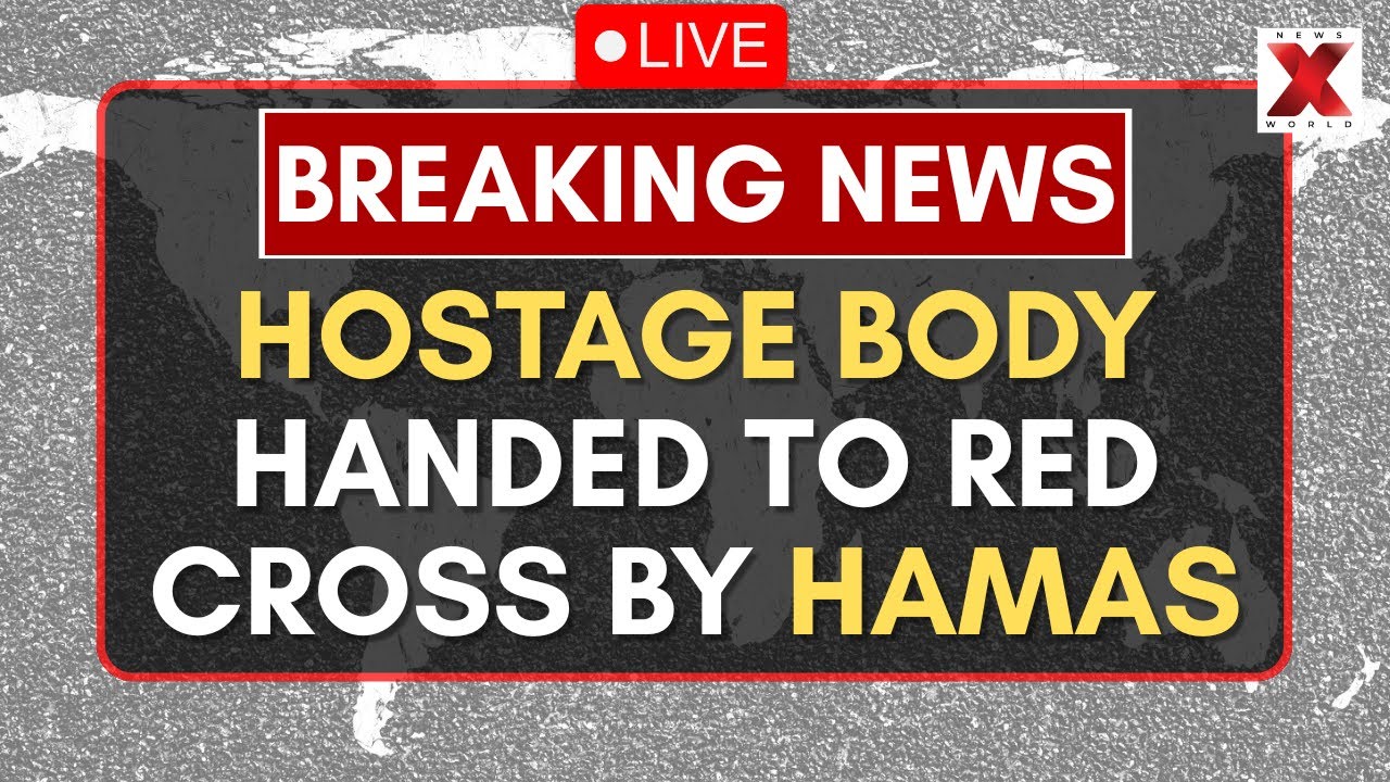 Hostage Body Handover LIVE : Hamas and Islamic Jihad Hand Over Purported Hostage Body to Red Cross