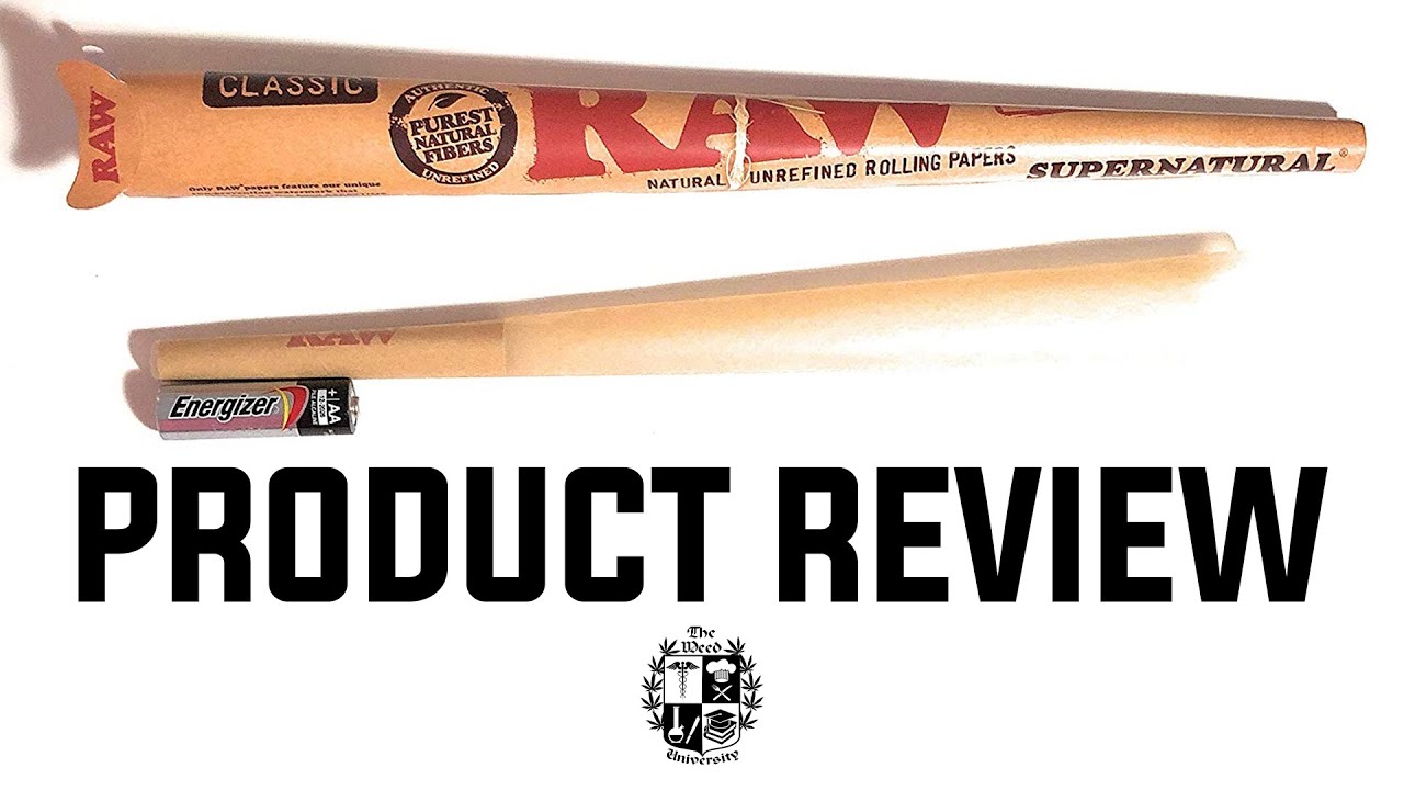 Stuffing a FOOT LONG Raw Cone! - The Weed U