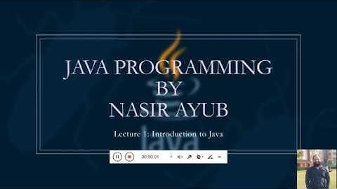 Introduction to Java in Urdu  - Lecture 1