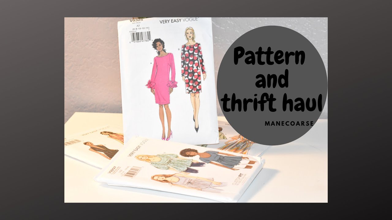Sewing Pattern Haul and Sewing Make McCall's 7127 YouTube