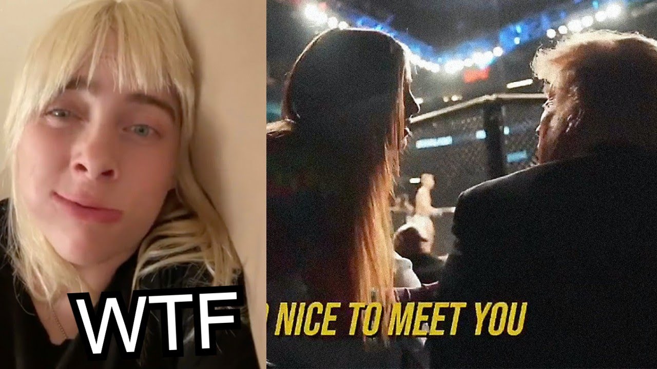 Celebrities React to Addison Rae MEETING Donald Trump - YouTube