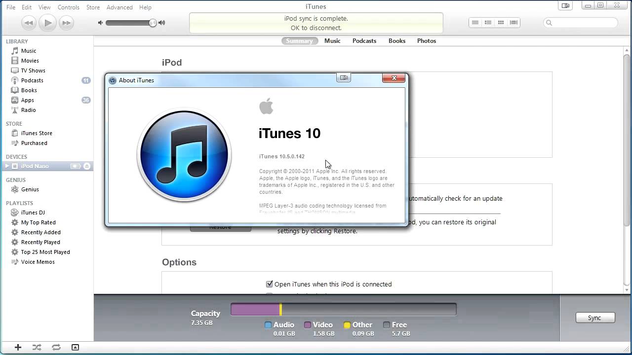 download itunes 10.5