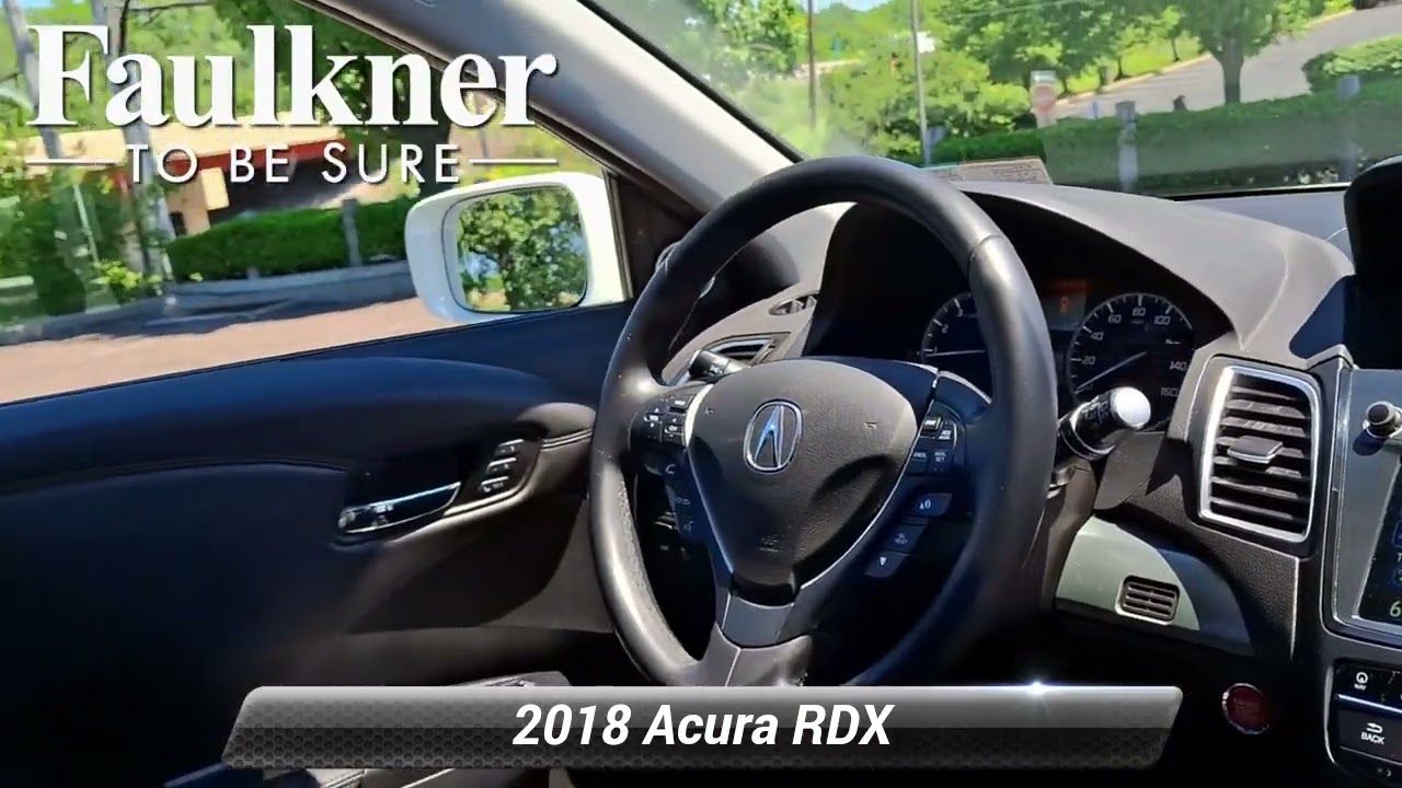 RDX サンワフルメカ付き Used 2018 Acura RDX Technology Package, Willow Grove, PA JL003265
