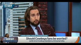 FIRST THINGS FIRST Nick Wright HEATED Dallas Cowboys Are FAILING With CeeDee Lamb, Micah, Dak | NFL