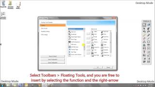 Sony Projector IPU-2 Tutorial 06 : Adding Tools to the Floating Toolbar (Basic)