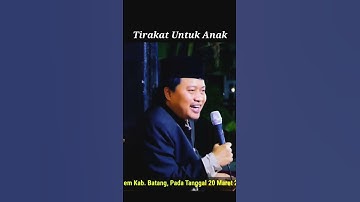 Resep Tirakat Untuk Anak ||GUS YUSUF CHUDLORI
