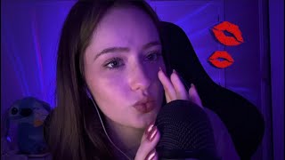 ASMR te dando BEIJINHOS de ORELHA a ORELHA! 💋 (estalinhos)