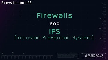 Firewalls and IPS - Certified Network Associate (200-301) tutorial