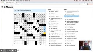 New York Times crossword puzzle live-solve: Monday, December 7th