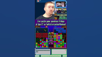 This Tetris Attack Stage Needs to Get Some Help | CardsOfTheHeart on #twitch #gaming #speedrun