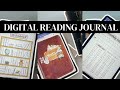 2023 digital reading journal  setup with me