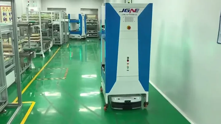 615 SLAM AMR mixed with QR code navigation roller conveyor AGV from OKAGV