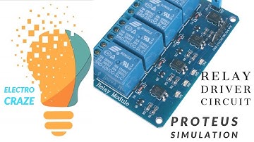 Relay driver circuit working principle#proteus simulation