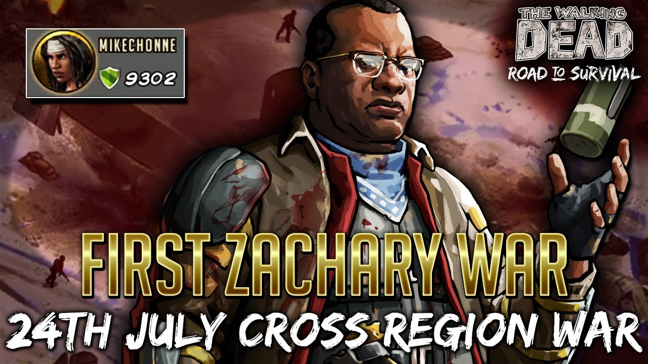 First Zachary War! TWD RTS CRW Stream - Walking Dead: Road to Survival