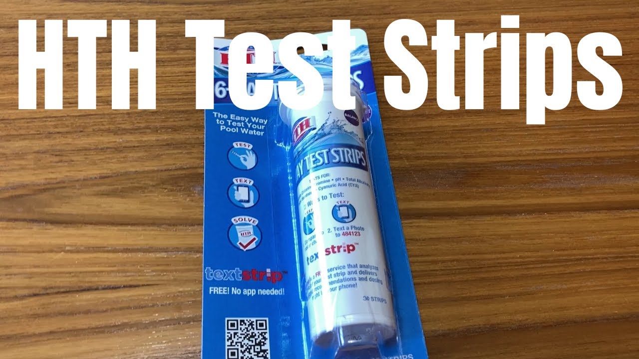 HTH 6-Way Test Strips - YouTube