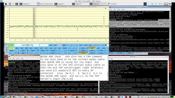 pi4 QUiSK SDR operating as a VLF CW over TCP/iP QSO server: a gathering place for many OPs to QSO CW
