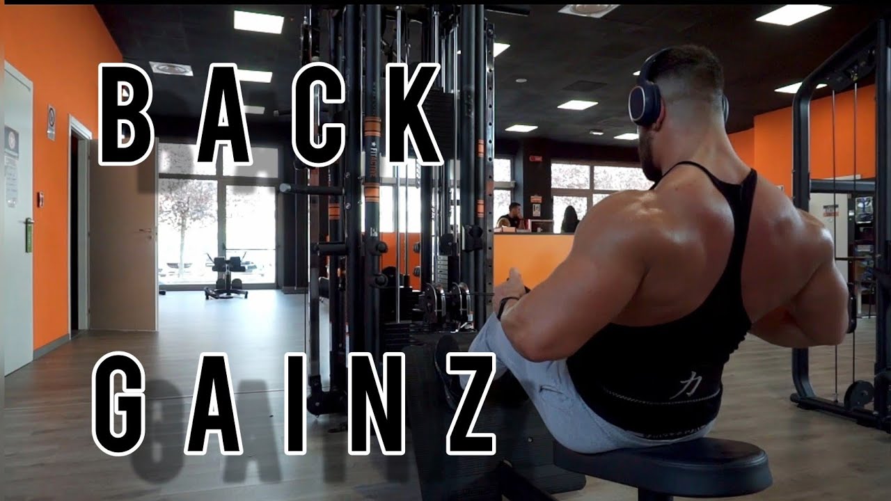 COMPLETE BACK DAY Bodybuilding Daniele Federico YouTube