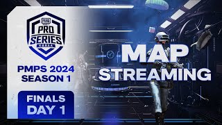 [맵방] PMPS 2024 SEASON 1 FINALS DAY 1 (05.10) l 배틀그라운드 모바일