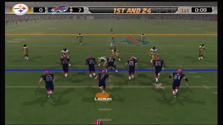 Madden NFL 06 (PS2) steelers vs bills (at buffalo)
