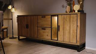 Henders Hazel - Pavarotti Dressoir - Houtzwart