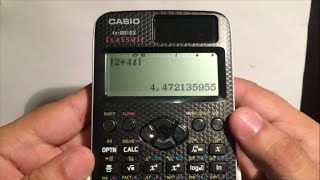 Numeros complejos Calculadora Casio fx 991 EX