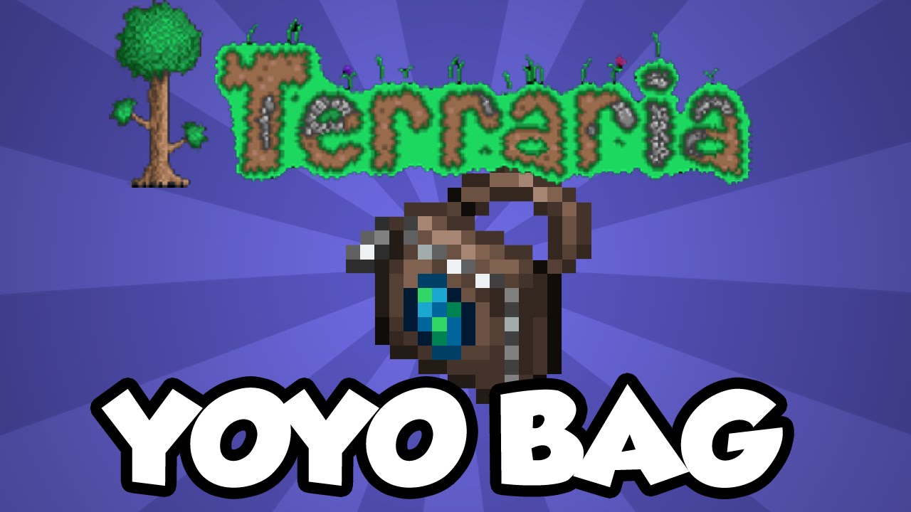 mere og mere metan Bryggeri Terraria 1.3 Items - The Yoyo Bag - The ULTIMATE Yoyo Accessory - Best  Terraria yoyo Accessory 1.3 - YouTube