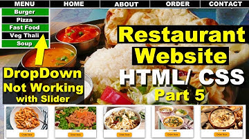 How to create a website like Swiggy and Zomato with HTML/CSS, Website for restaurant using HTML/CSS