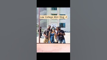 Law College Vlog..! #college #lawcollegestudent #collegelife