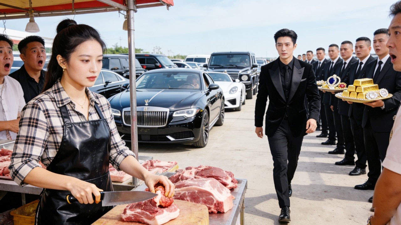 그는 소개팅을 피하는 CEO로, 돼지고기를 파는 가난한 소녀를 가짜 신부로 고용하지만, 결국 그녀에게 사랑에 빠지고 맙니다!