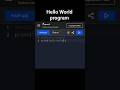 Hello World program-python#python #coding #correctcoding