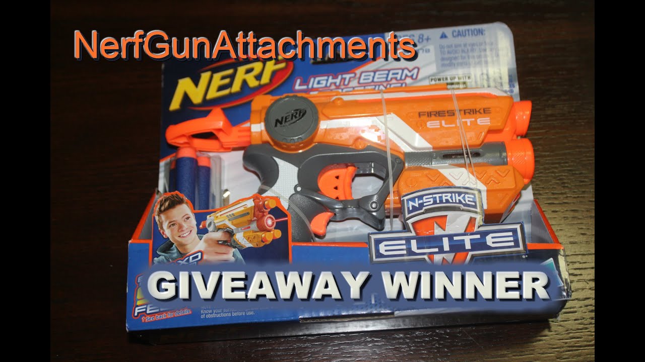 NGA Giveaway Results! (Nerf Giveaway Winner Announced) nerf attachments smyths