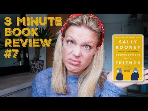 3 Minute Book Review #7 | Conversations with Friends - Sally Rooney 📚
